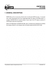 DataSheet EM78P153S pdf